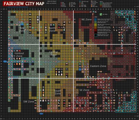 deadfrontier map|dead frontier detailed map.